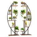 63" Tall 6-Tier Indoor Plant Stand with Grow Lights